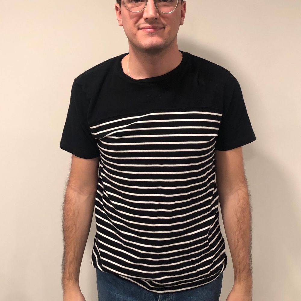 Old Navy Black and White Shirt
